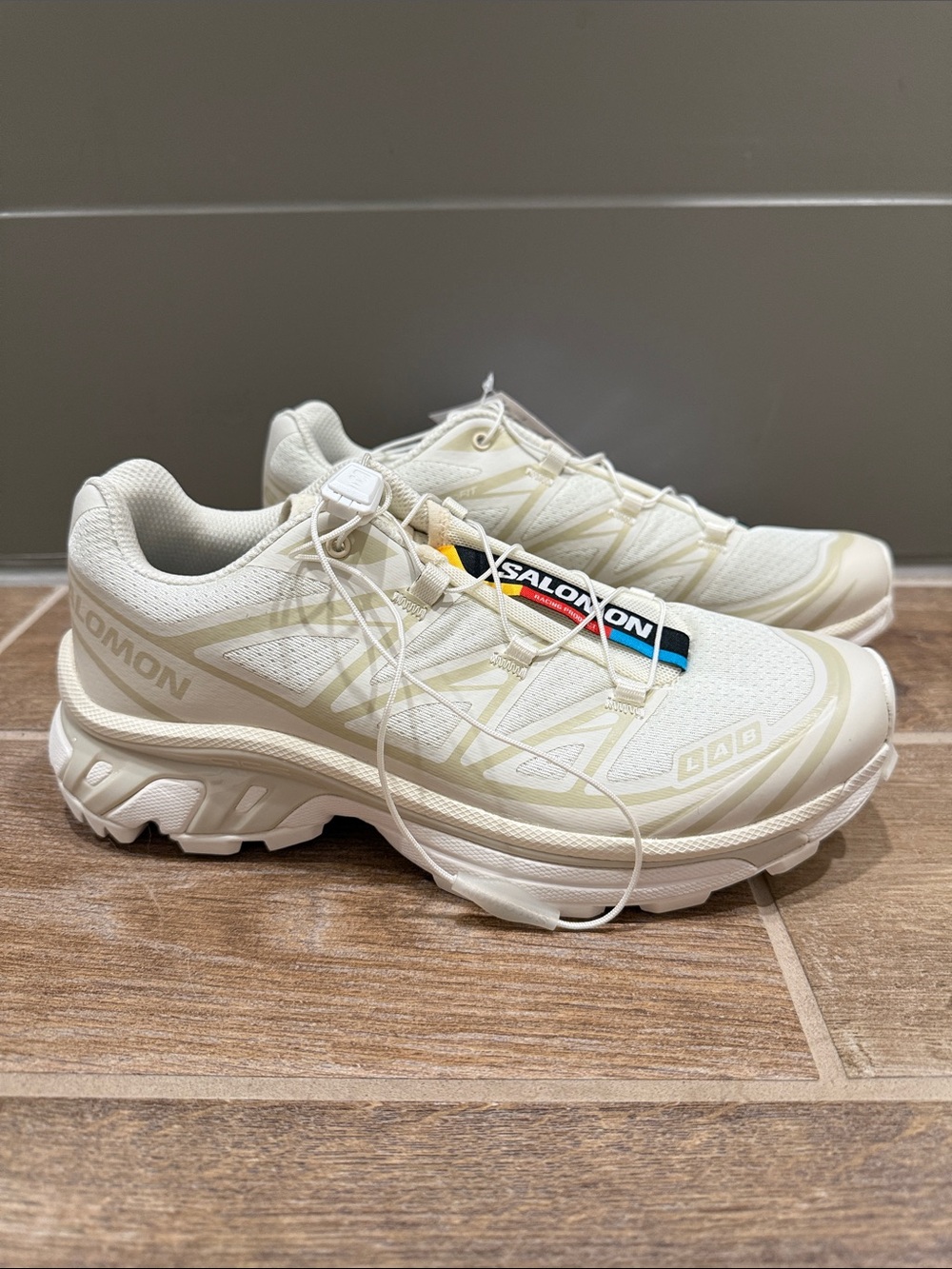NWT Salomon Cream/White XT-6 Sneakers (No Box) - Unisex Sneakers